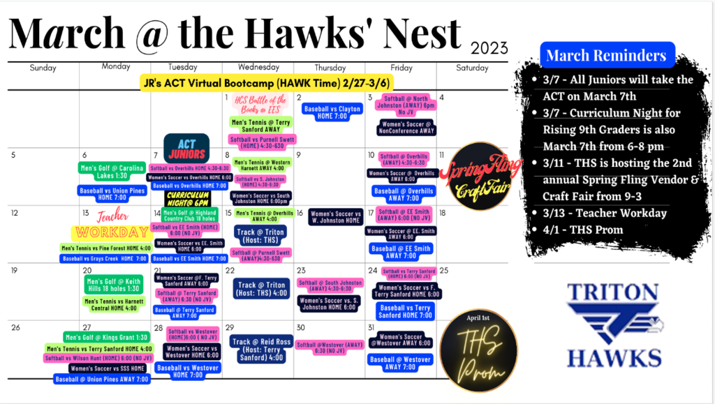 March @ the Hawks' Nest