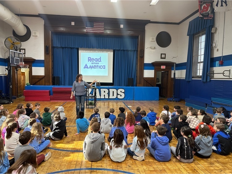 Wilson first and second graders during author Beth Ferry’s presentation
