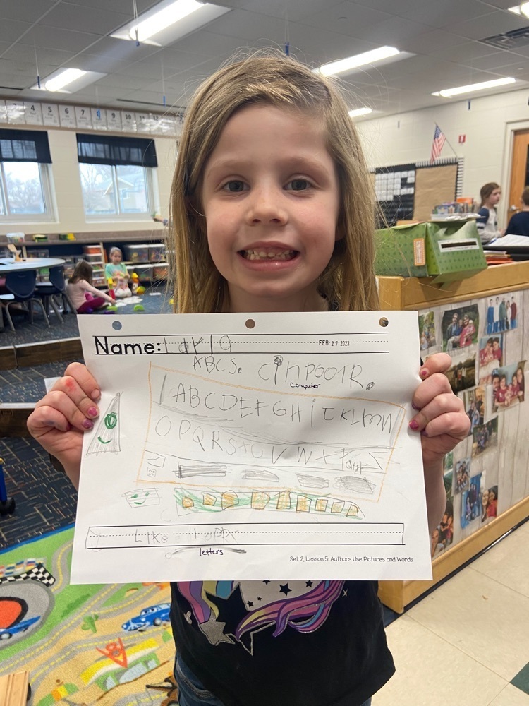 Layla, “I like letters."