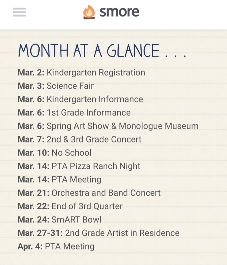 March Newsletter