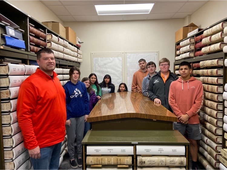 Unexpected great opportunity when alumni Jarrod King was conducting research in the register of deeds office, and was able to explain his career to my students