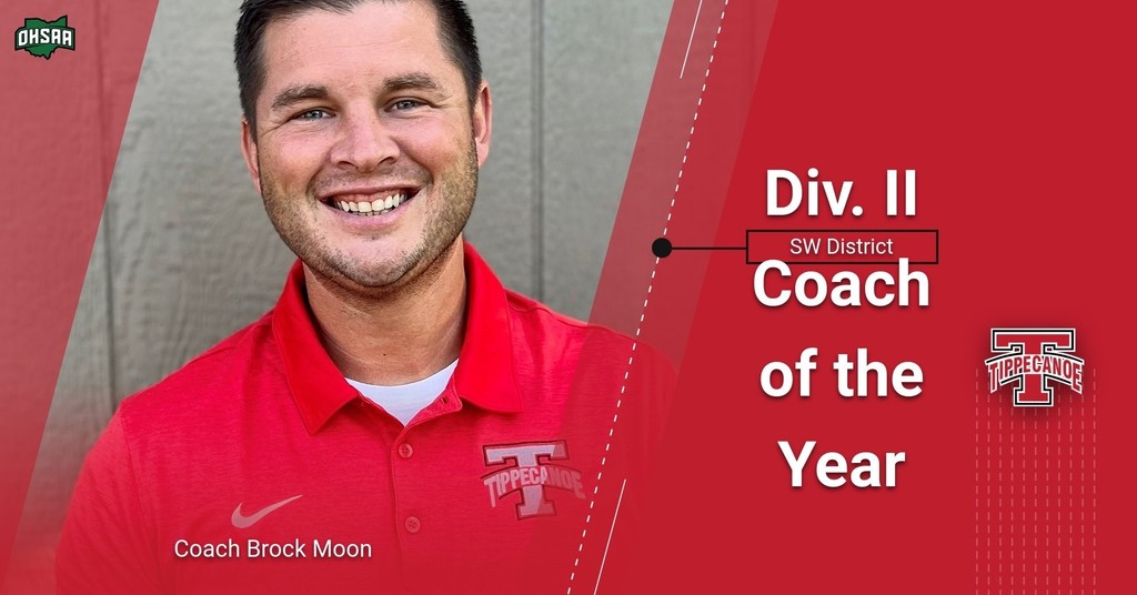 Coach Brock Moon Coach of the Year