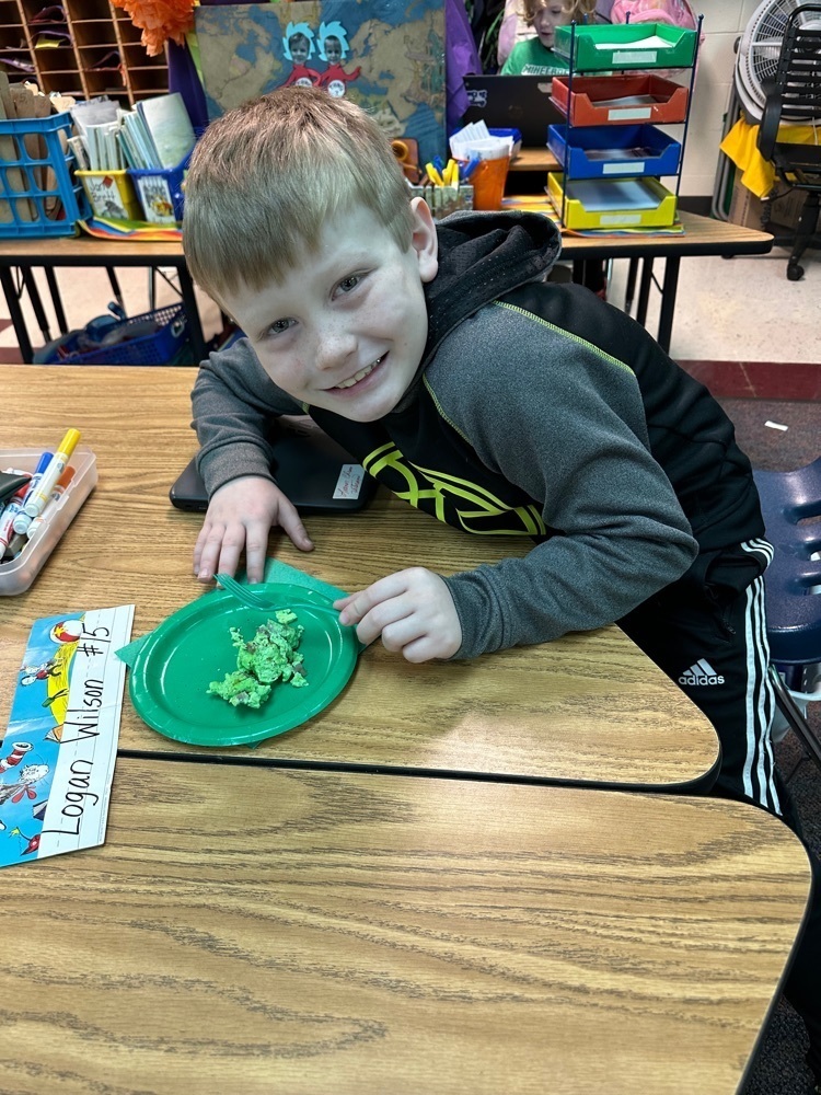 eating green eggs and ham