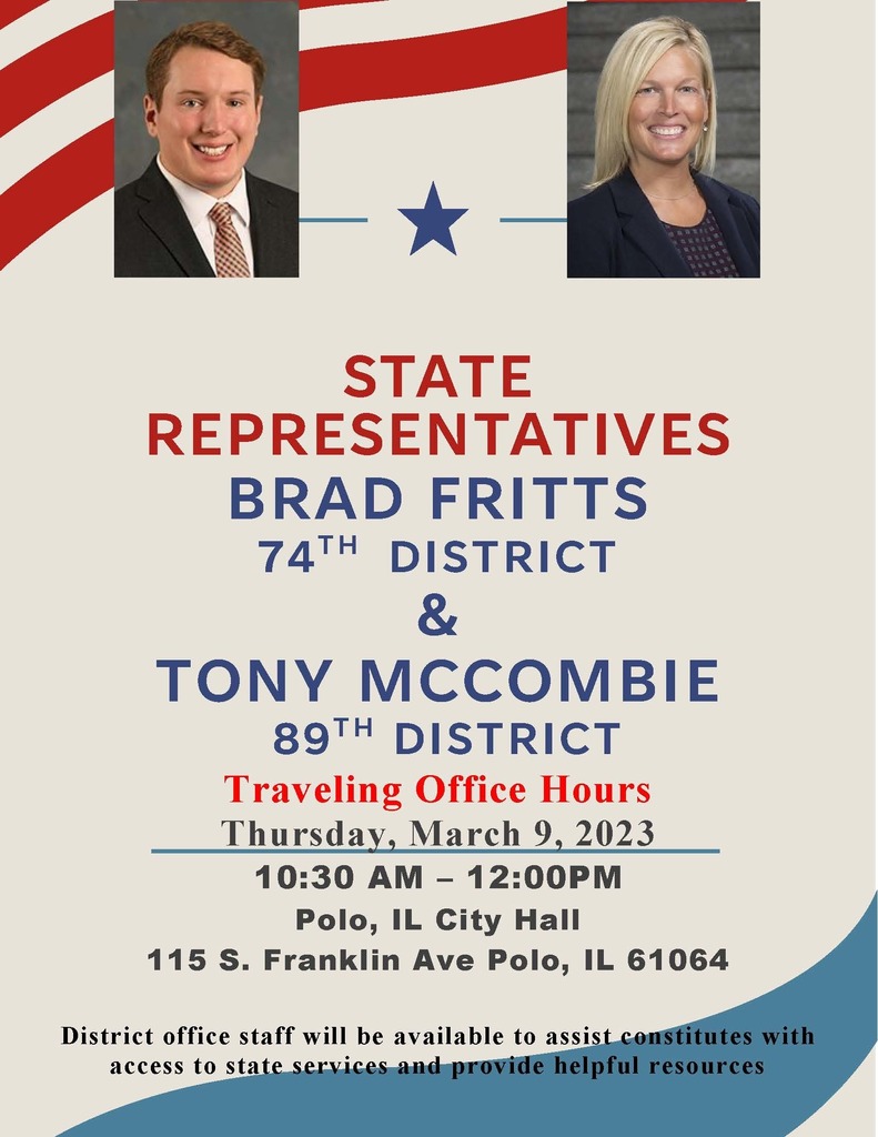3-9-2023 10:30-12:00PMState Representative office hours