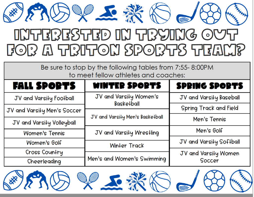 Curriculum Night Information/Schedule