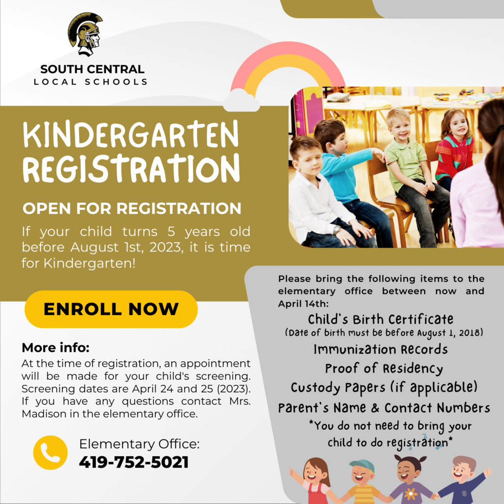 Kindergarten Registration