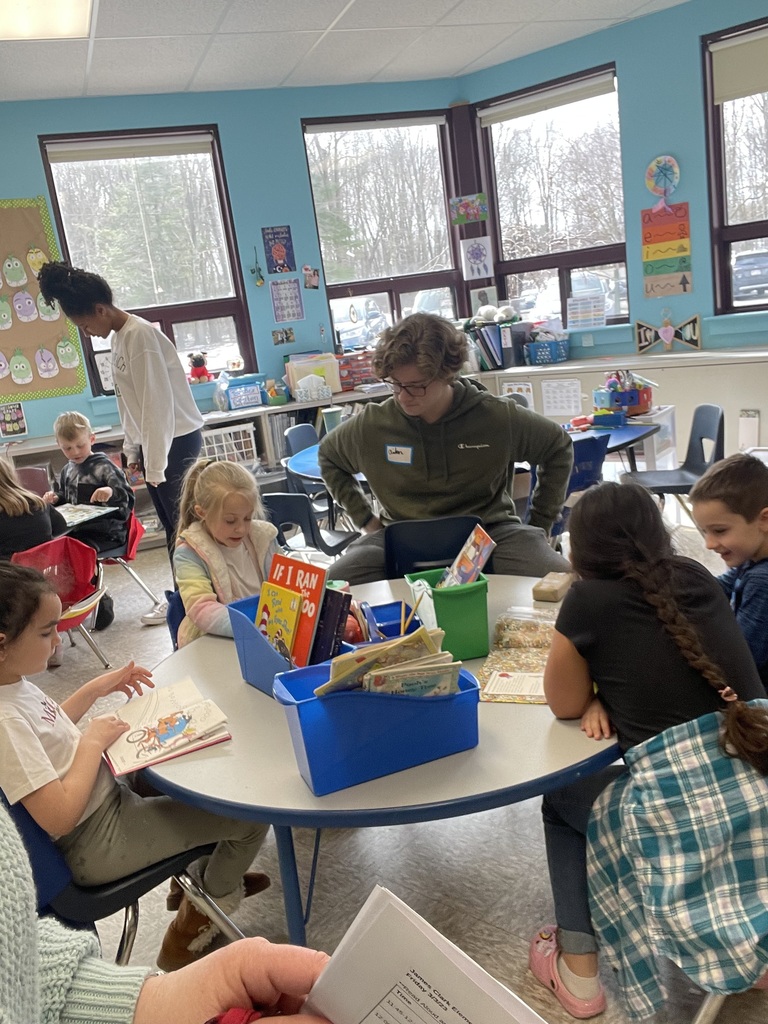 To end Read Across America Week James Clark had a surprise High school guest readers today! Thank you AHS for lending us your amazing students! 