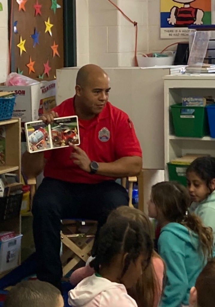 Fire Fighter guest reader