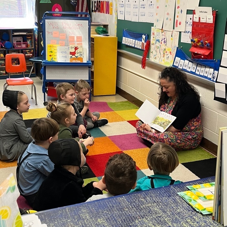 Nurse Hunt read to Mrs. Nelson’s class