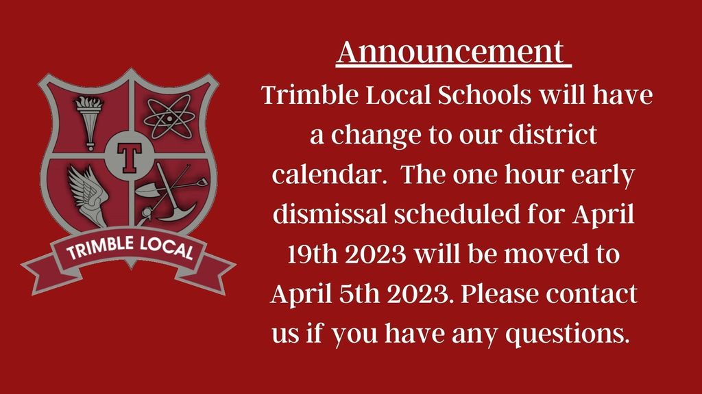 April Early Dismissal