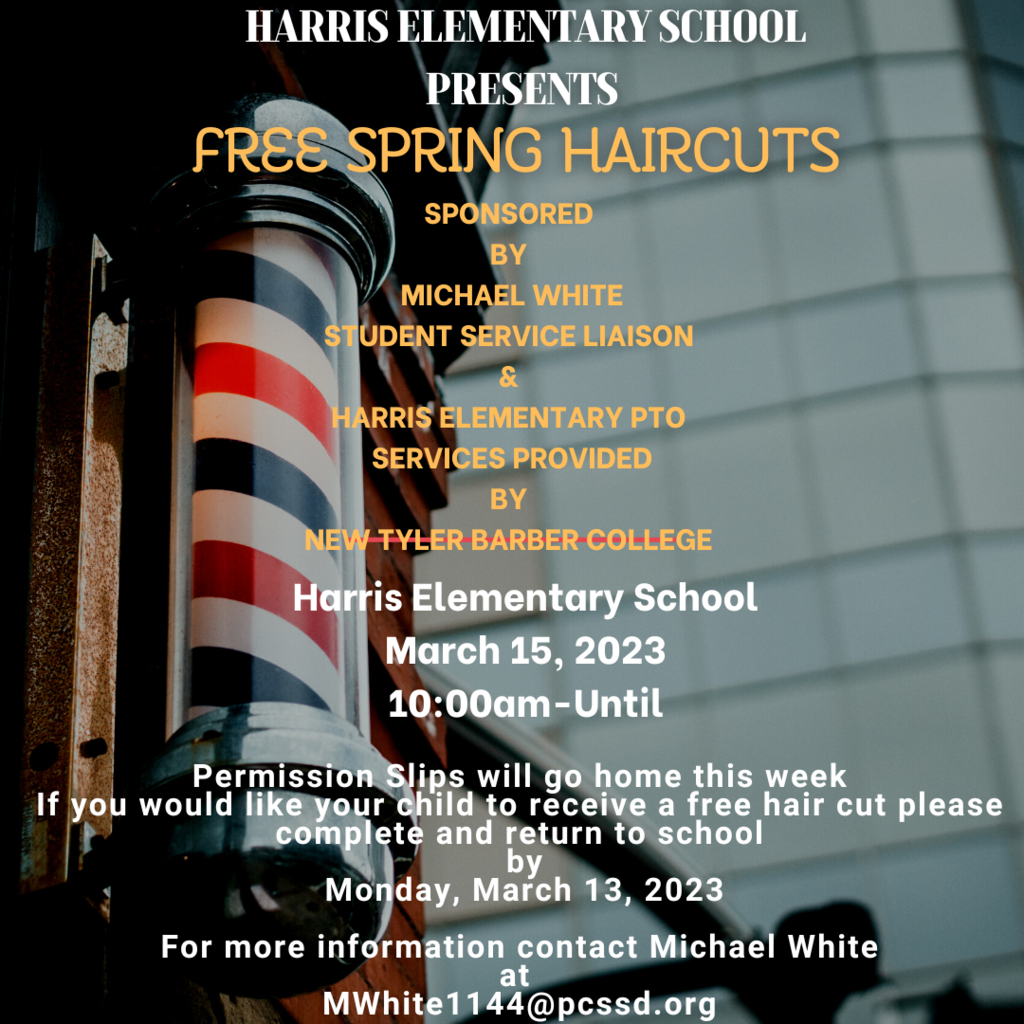 Free Haircuts flyer