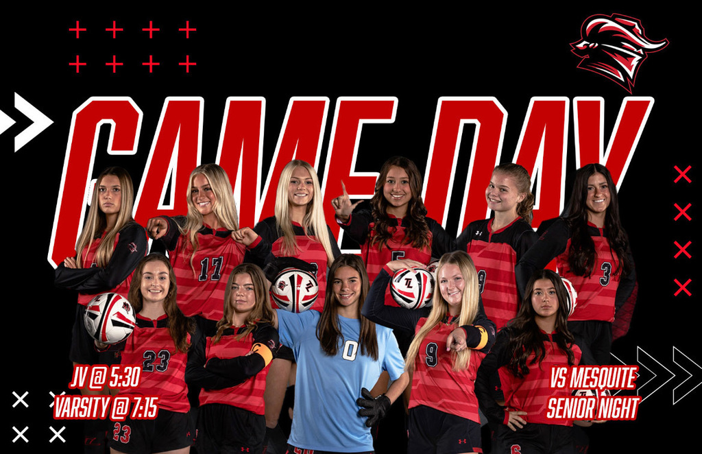 Game Day for Lady Raider Soccer! Senior night JV @5:30, Varsity @7:15