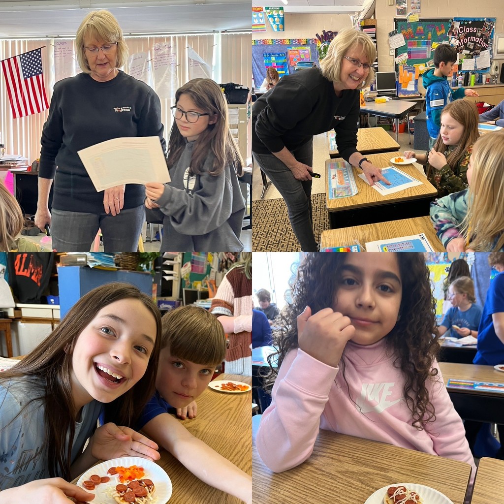 Fourth-grade students are learning the importance of good nutrition and how to create a yummy snack that is great for them.