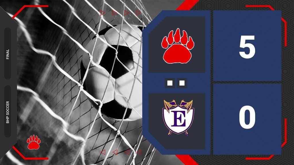 Congratulations to our Boys Soccer team on their win vs. Emerald tonight. Go Bears!