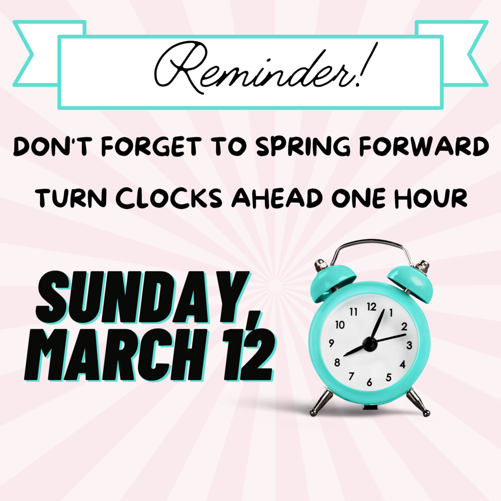 reminder daylight saving time