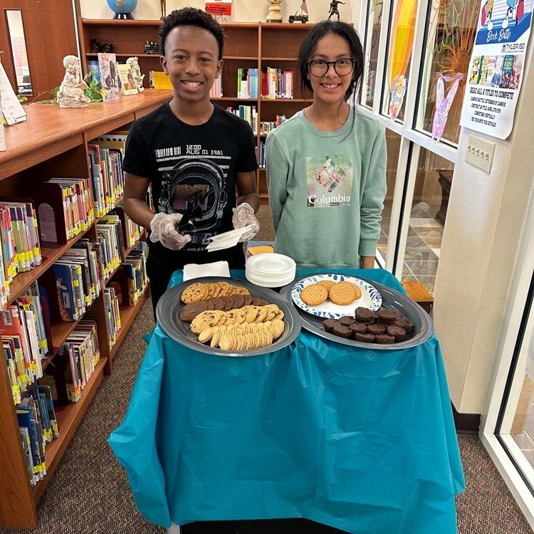 Student council serving cookies