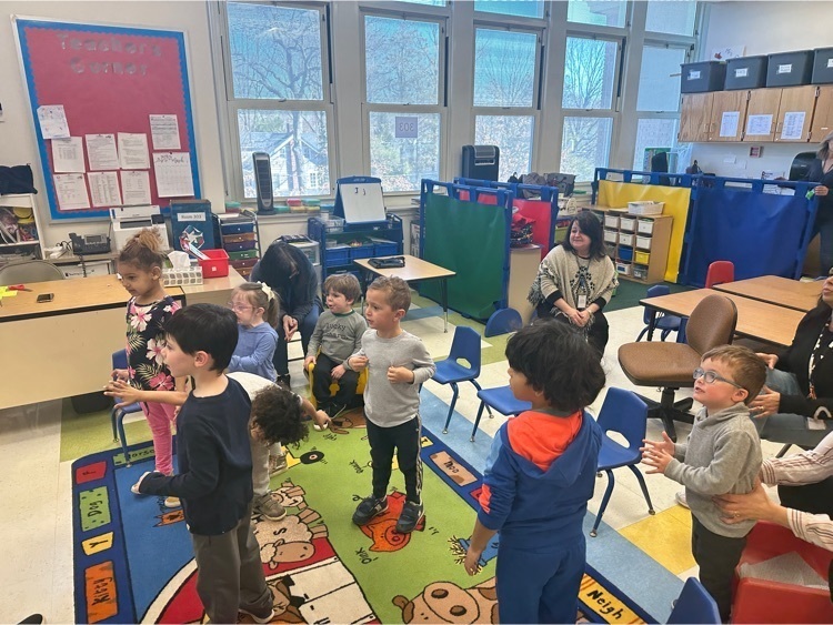 students dancing along to the “Jj” song