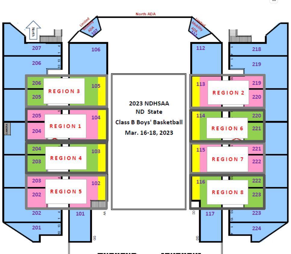 Event Center Map