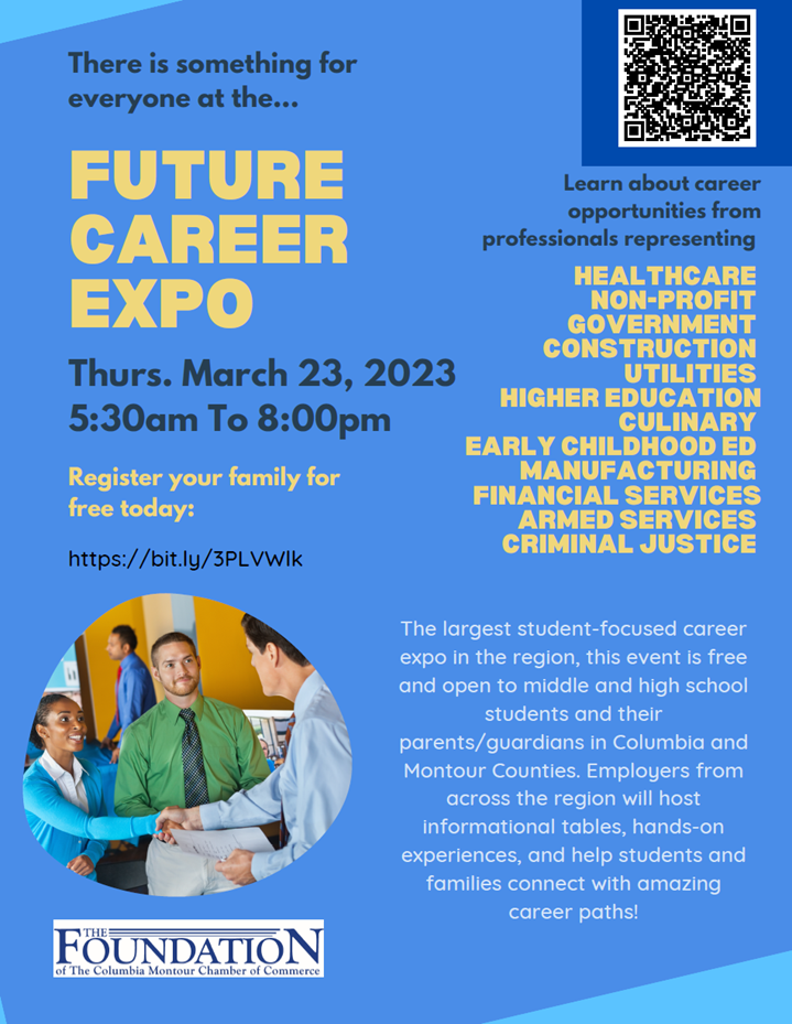 Future Career Expo Flier 3/23/23