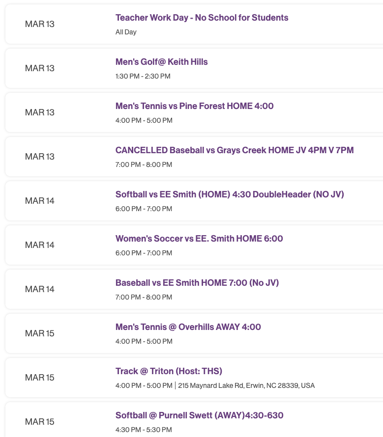 This week at the Nest