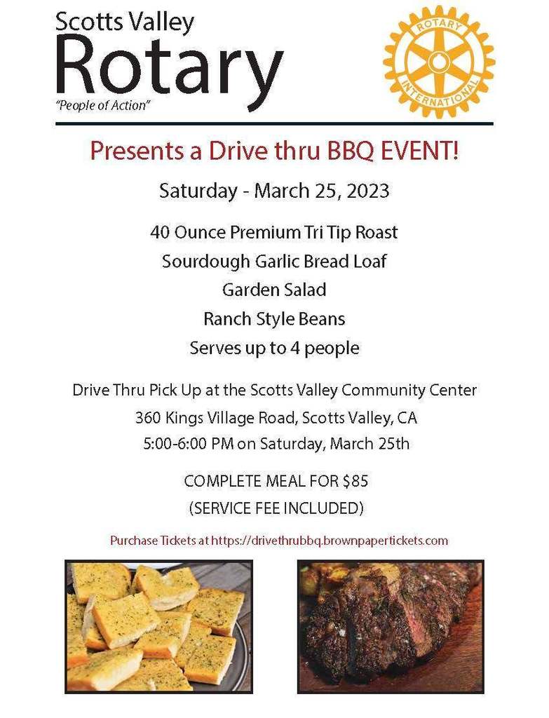 Drive Thru BBQ -Rotary Club 