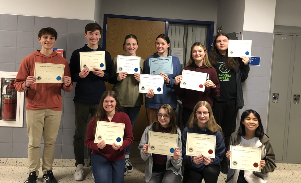 2023 HS PJAS participants with certificates
