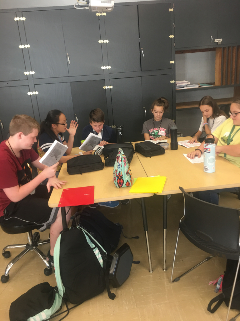 Script work in Drama with Mrs. Basler