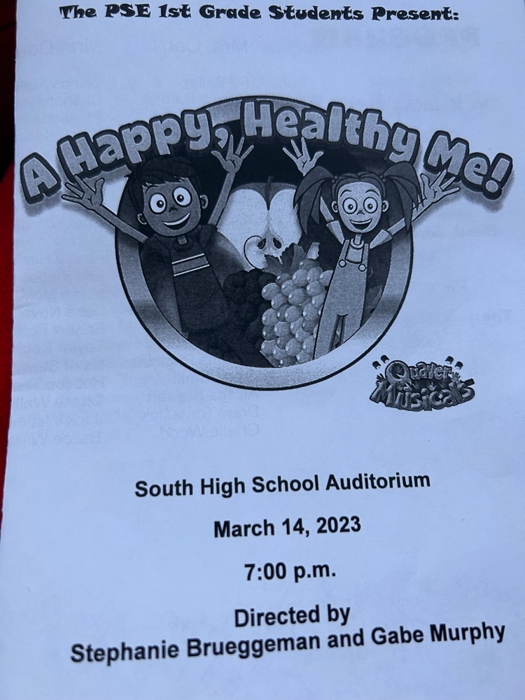 first grade musical flyer