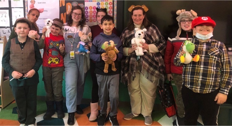 people in costumes