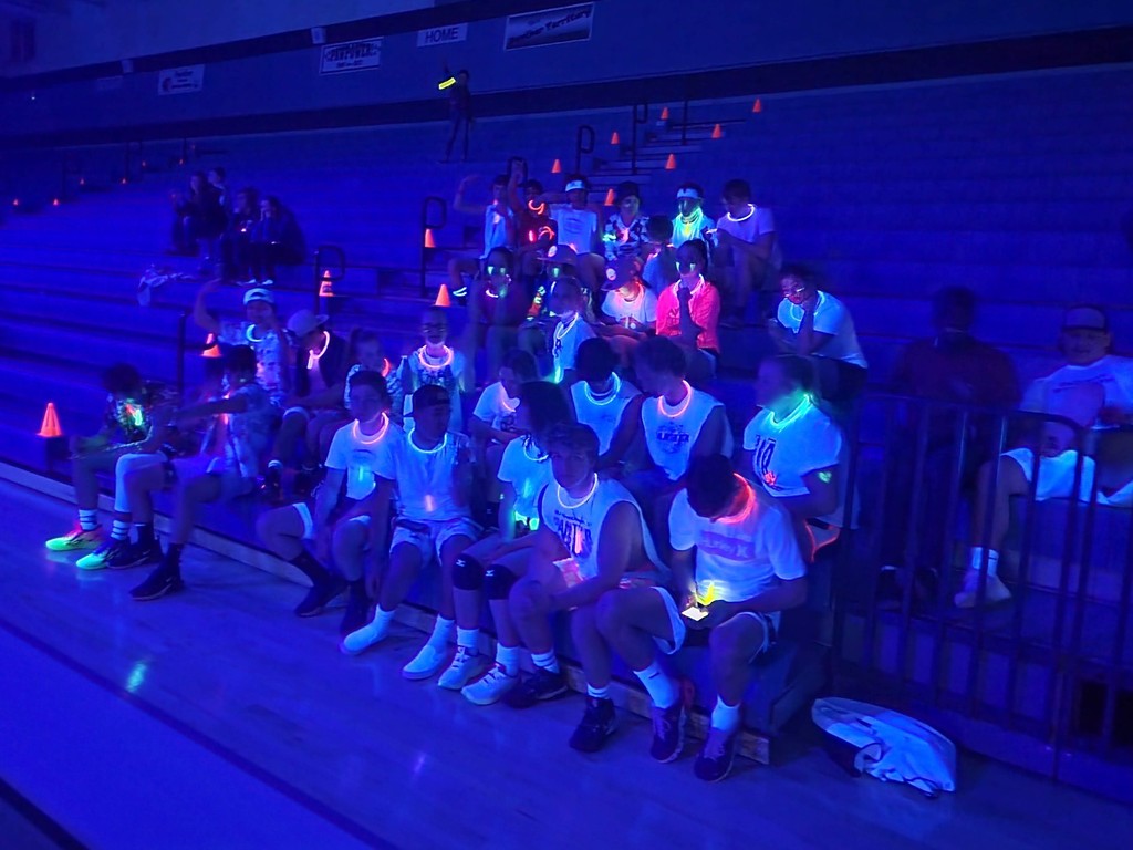 Glow in the dark volleyball