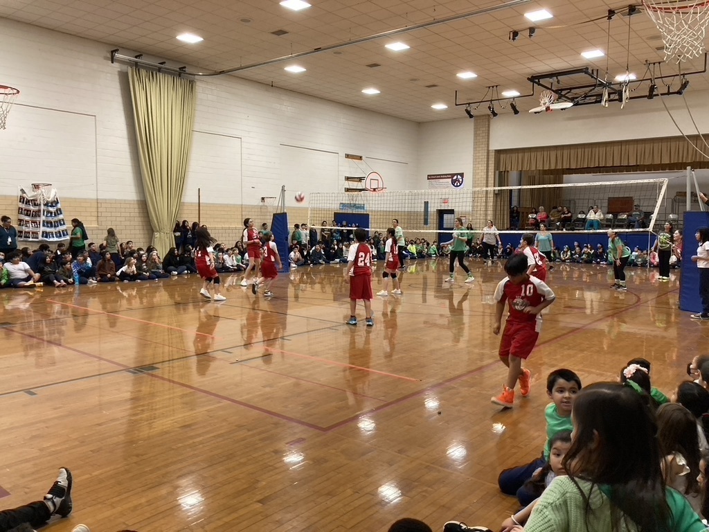 Raging Bulls volleyball take on the teachers and staff