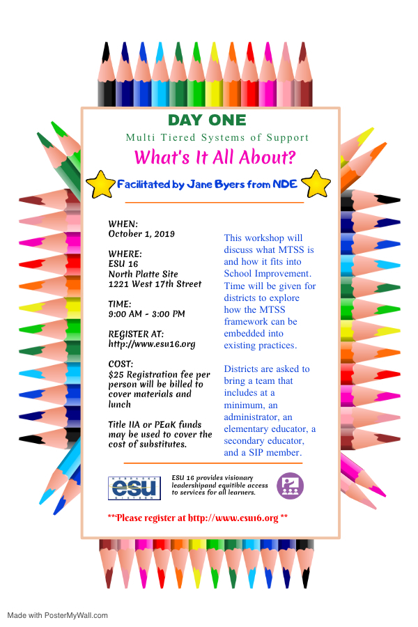 MTSS Day One Flyer