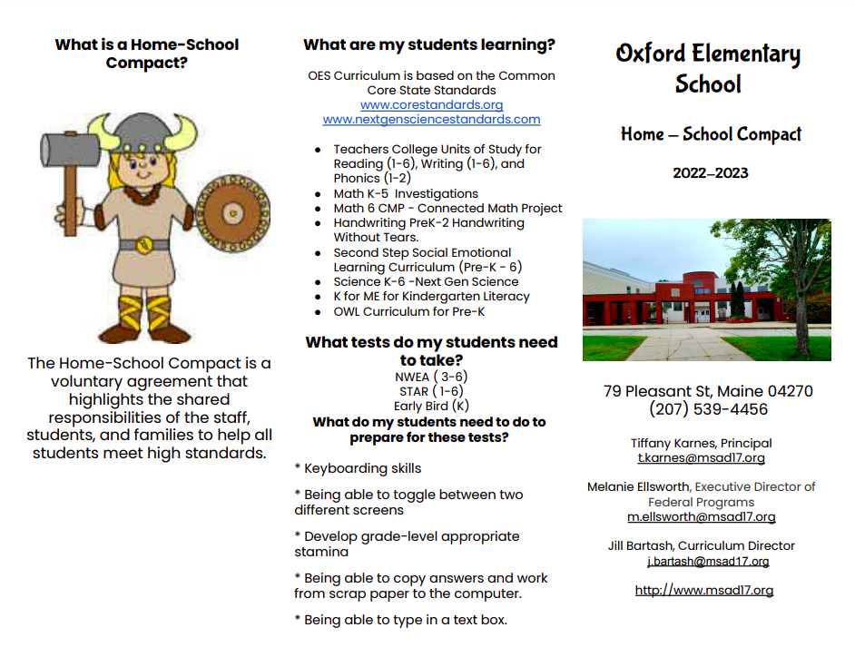 22/23 Home School Compact