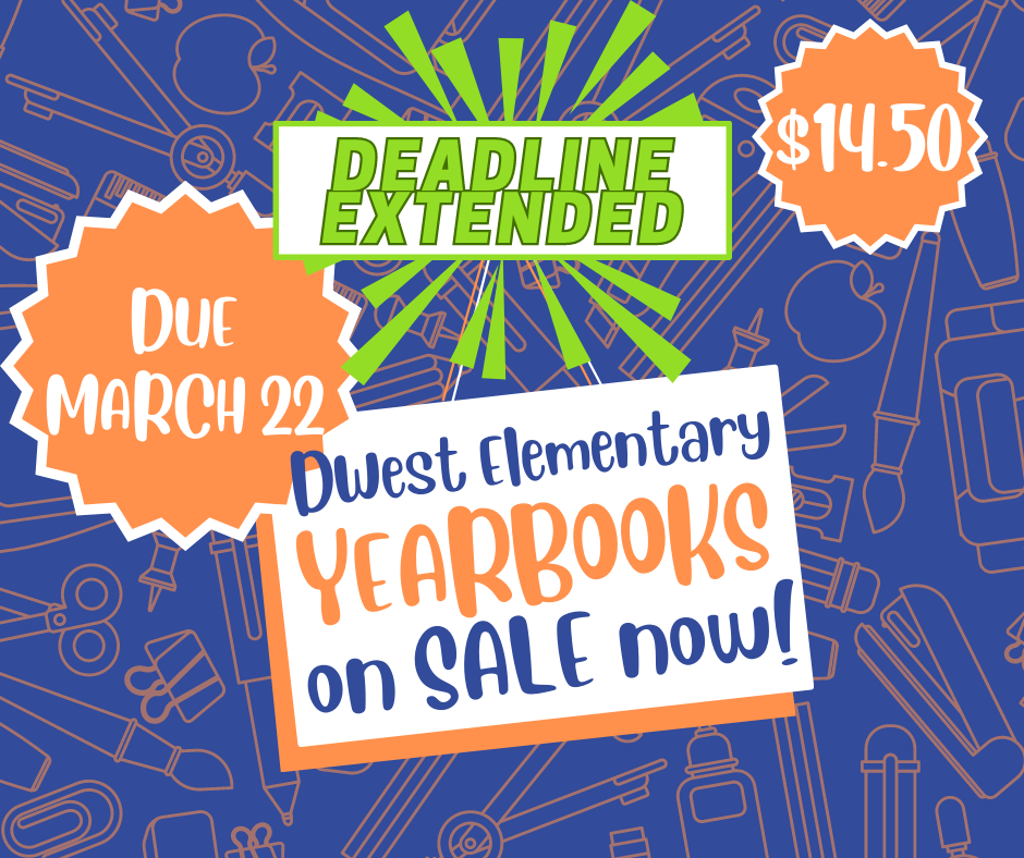 Yearbook order deadline extended