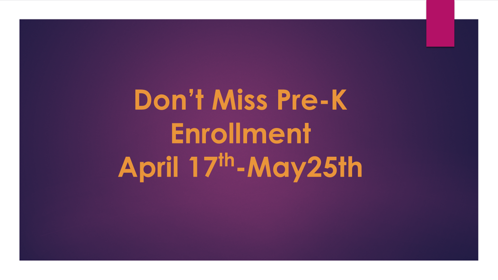 PreK Enrollment