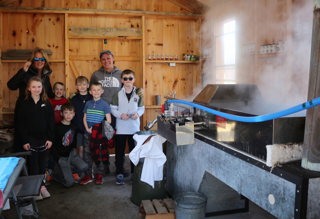 Class in the Sugar Shack.