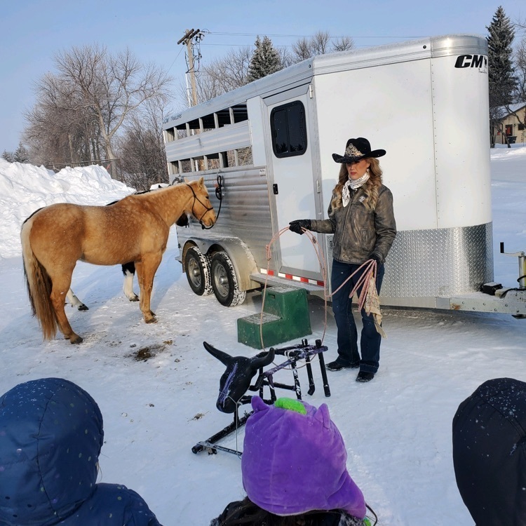 presentation with horse