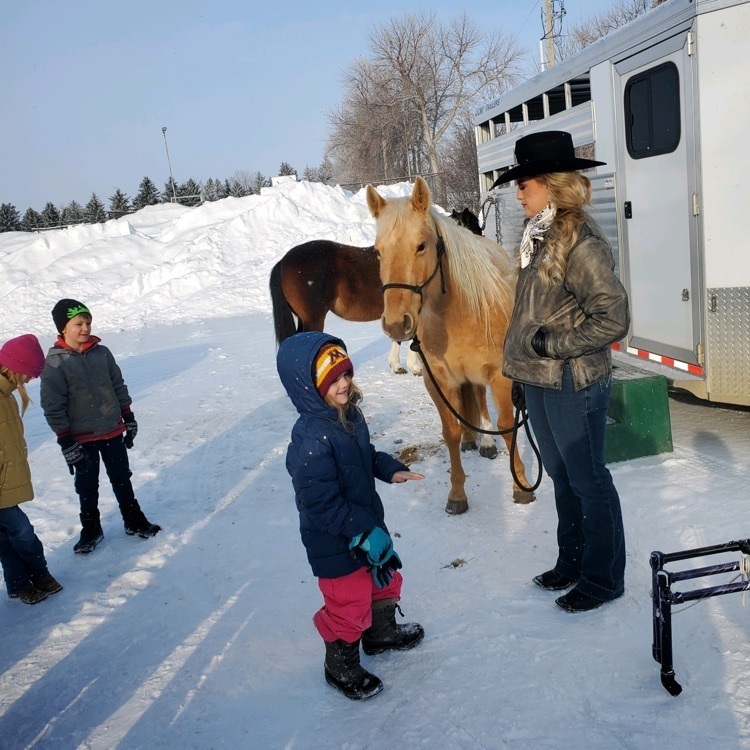 presentation with horse