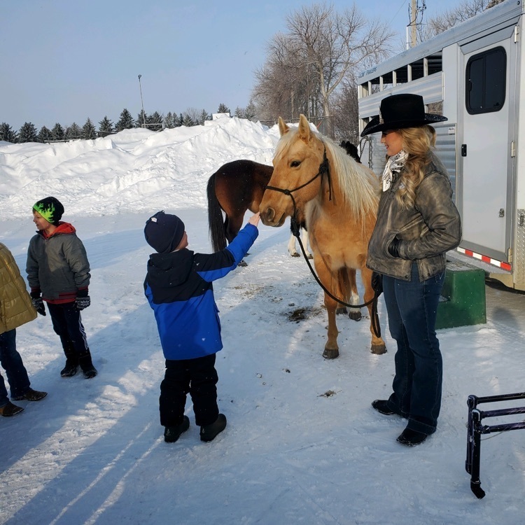 presentation with horse