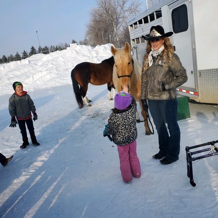 presentation with horse