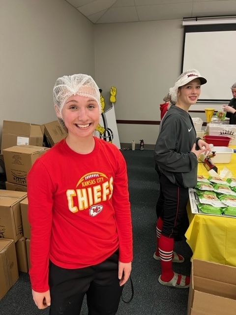EHS softball packaging meals