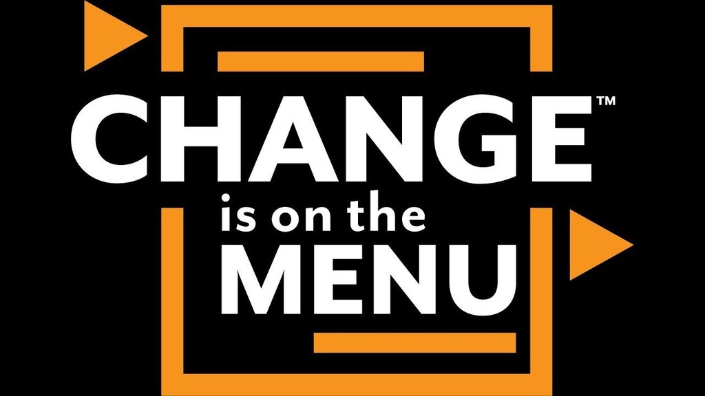 change in menu poster