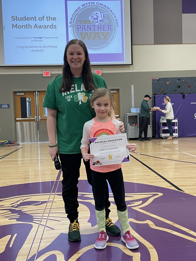 Lower elementary Phy. Ed winner Kdg. Greta Fleming