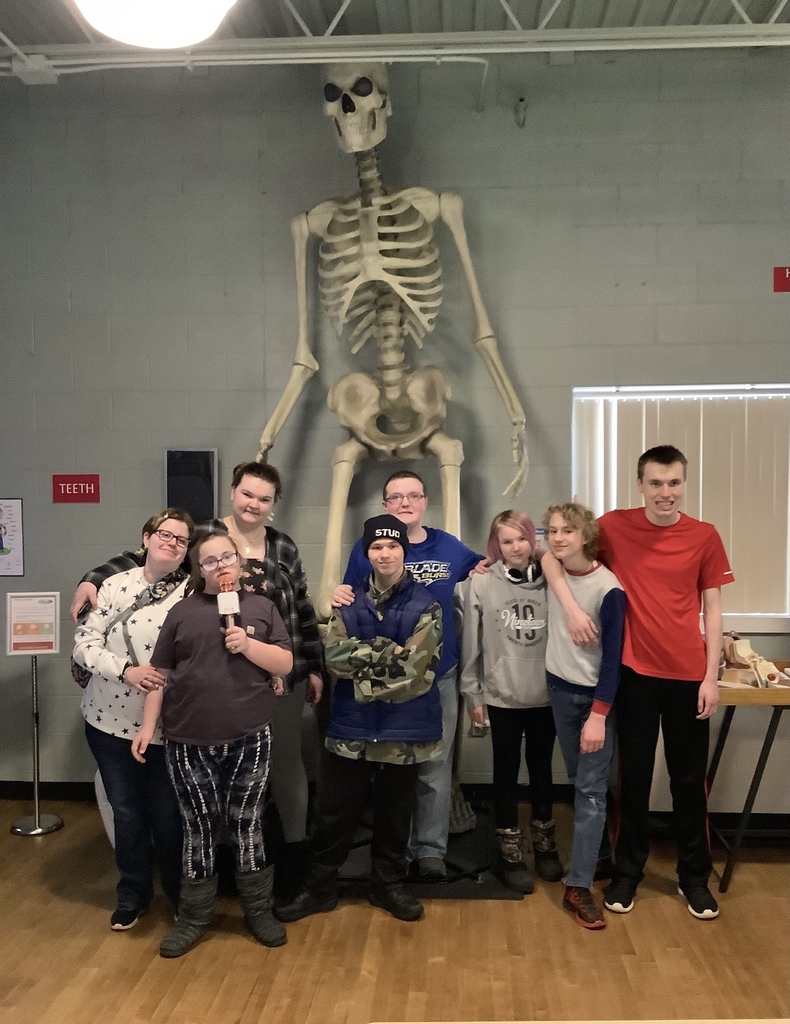 Troop students at Imagination factory library