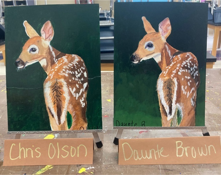 Chris and Daunte adv. drawing and painting class