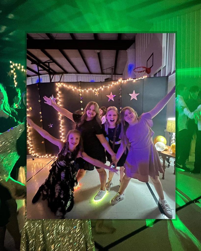 group of students smiling for photo