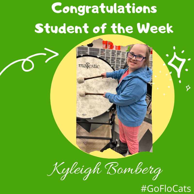 Student of the week Kyleigh Bomberg
