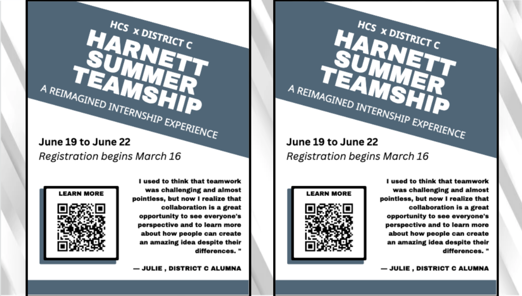 Harnett Summer Teamship Internship