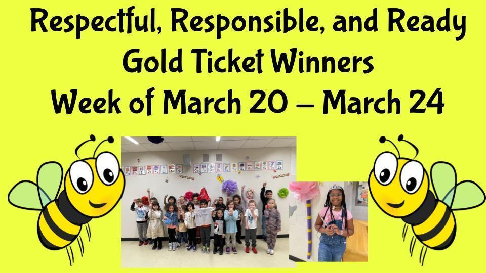 Gold Ticket Winners