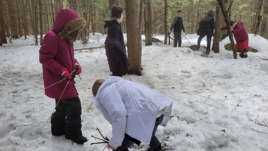 Everyone gathering fuel